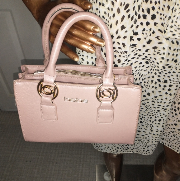 bebe Handbags - Women's nude BeBe crossbody/clutch purse with compartments